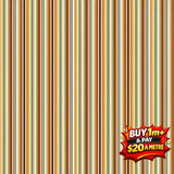Hello Autumn ~ Cinnamon Stripe ~ MU-102-1 Multi - 100% Cotton