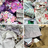 100% Cotton Fabric End of Bolts | Scraps |Remnants $10 per $100 grams