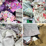 100% Cotton Fabric End of Bolts | Scraps |Remnants $10 per $100 grams