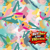 Crafty Claws Abstract Harmony Allover DV6777 100% COTTON