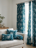 Juliette Floral Toile Teal 29202-414 Cotton Fabric 100%