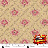 WILDFLOWER COTTAGE - A1591R - 100% COTTON