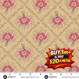 WILDFLOWER COTTAGE - A1591R - 100% COTTON