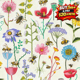Bee Haven 100% Cotton Fabric WOF 110cm- 112cm