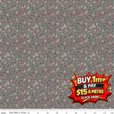 A WALK ON THE PRAIRIE C15231-SAGEGRAY 100% COTTON