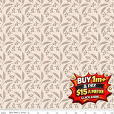 A WALK ON THE PRAIRIE C15233-PUTTY 100% COTTON