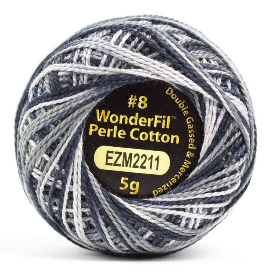 Alison Glass Eleganza Perle Cotton - EL5GM-2211 - Pepper - 38.4m/42yd