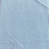 Birch Seasons Fabrics Blue Dots Blenders 100% Cotton Fabric WOF 110cm- 112cm