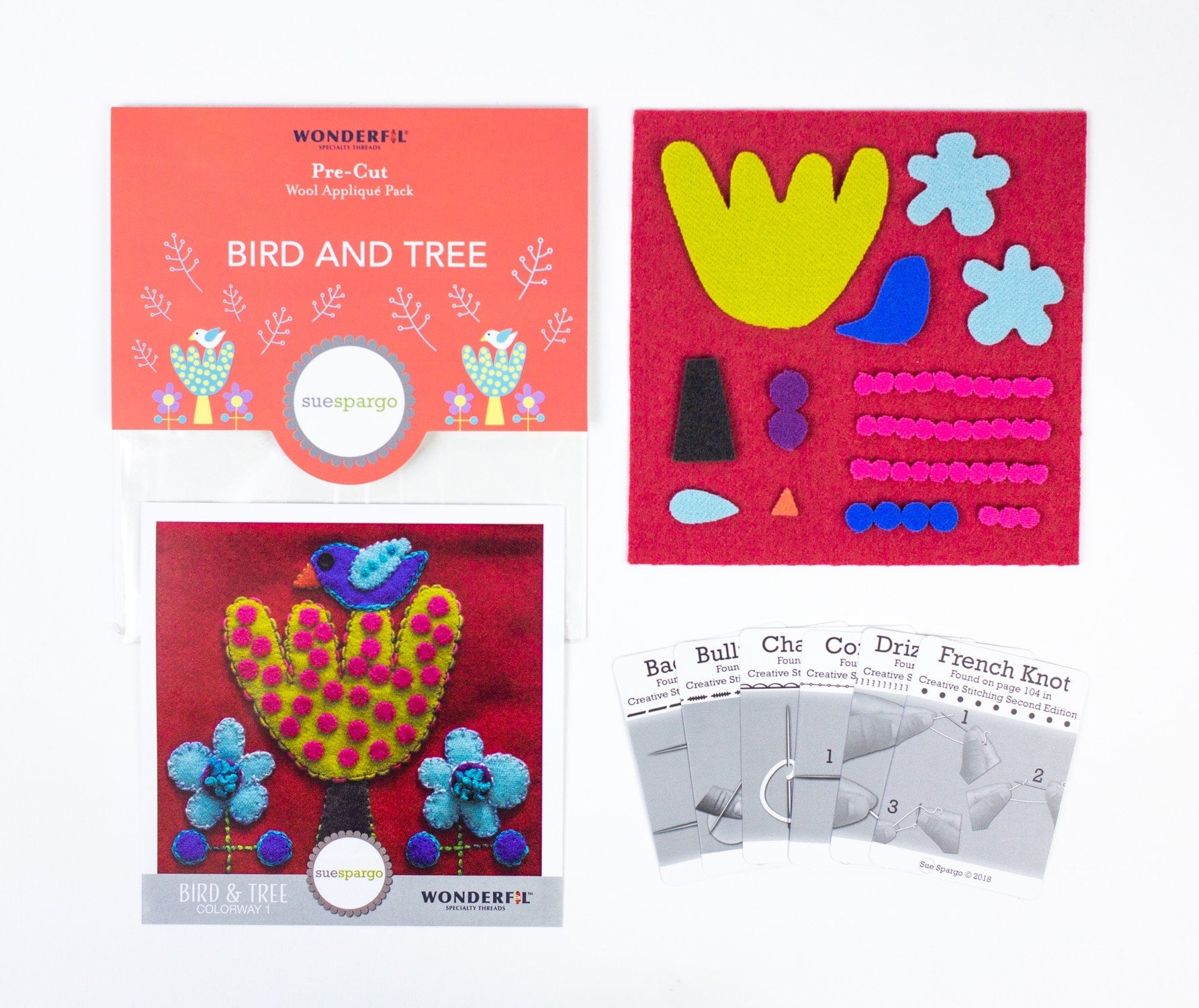 Sue Spargo Pre-Cut Wool Kits