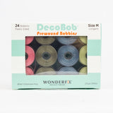 WonderFil DecoBob Prewound Bobbins Assorted Pack – Size M –