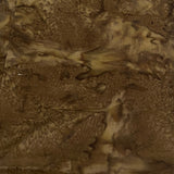 Brown Batik 100% Cotton Fabric WOF 110cm- 112cm