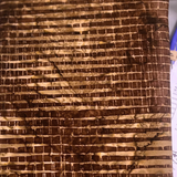 Brown Batik 100% Cotton Fabric WOF 110cm-112cm