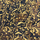 Brown Batik 100% Cotton Fabric WOF 110cm- 112cm