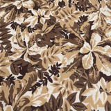 Brown & Beige Floral Fabric