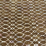 Brown Scroll Batik 100% Cotton Fabric WOF 110cm- 112cm