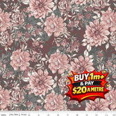 A WALK ON THE PRAIRIE C15230-MARSALA 100% COTTON