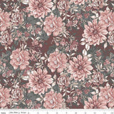 A WALK ON THE PRAIRIE C15230-MARSALA 100% COTTON