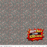 A WALK ON THE PRAIRIE C15231-SAGEGRAY 100% COTTON