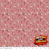 A WALK ON THE PRAIRIE C15232- DUSTYROSE 100% COTTON