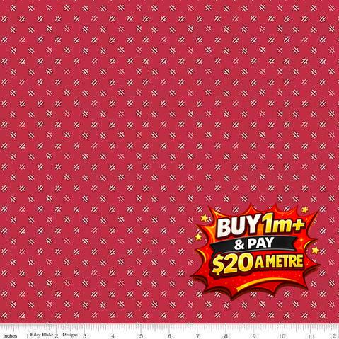 PIECE & PLENTY - C15889-BERRY - 100% COTTON