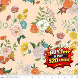 WINGED MEDLEY MAIN BLUSH - C15910-BLUSH - 100% COTTON