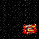 BLACKOUT NOTES BLACK - C16242-BLACK - 100% Cotton