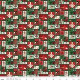 CHARMING CHRISTMAS PRETTY PRESENTS GREEN - C16352-GREEN - 100% COTTON