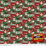 CHARMING CHRISTMAS PRETTY PRESENTS GREEN - C16352-GREEN - 100% COTTON