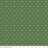 CHARMING CHRISTMAS STARS GREEN - C16355-GREEN - 100% COTTON