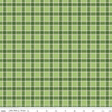 MORE CHRISTMAS WISHES PLAID GREEN - C16557-GREEN - 100% COTTON