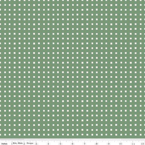 IVY REESE SIMPLE GINGHAM GREEN - C16604-GREEN - 100% COTTON