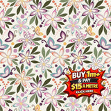 JUJU'S PETALS MAIN CREAM - C16610-CREAM - 100% Cotton