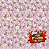 JUJU'S PETALS DANCE LILAC - C16611-LILAC - 100% Cotton