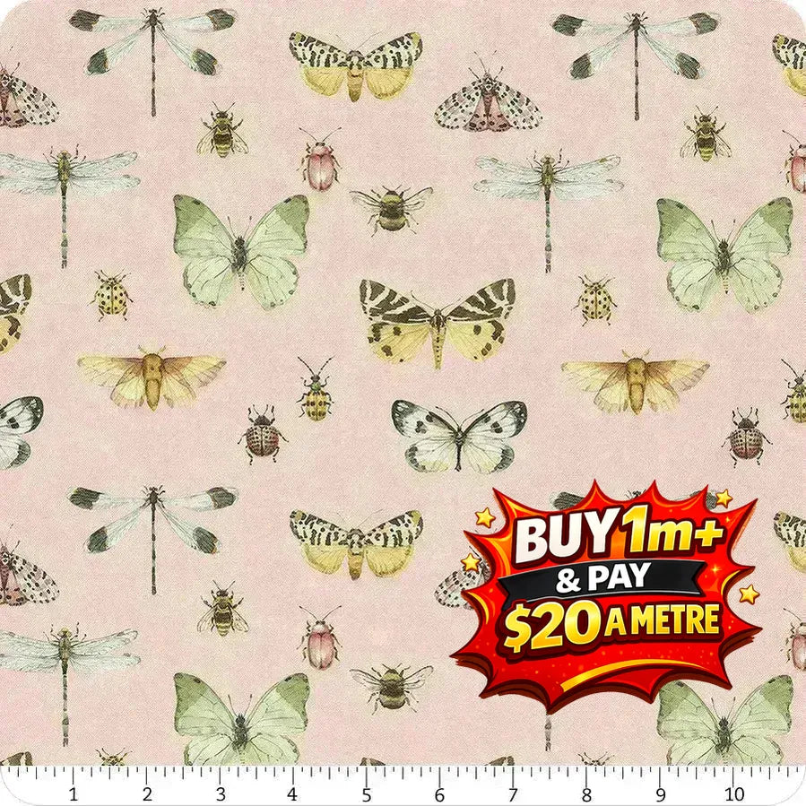 LOVE ME MORE - CD15632 - BLUSH - 100% Cotton