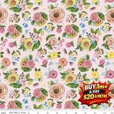 #SWEET SPRING CD15802-PINK 100% COTTON