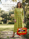 DECK THE HALLS CHRISTMAS DV6928 100% COTTON
