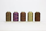 WonderFil FabuLux Packs – 40Wt Trilobal Polyester – 5 Spools