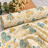 Enchanted Butterflies Premium 100% Cotton Fabric 46cm x 55cm