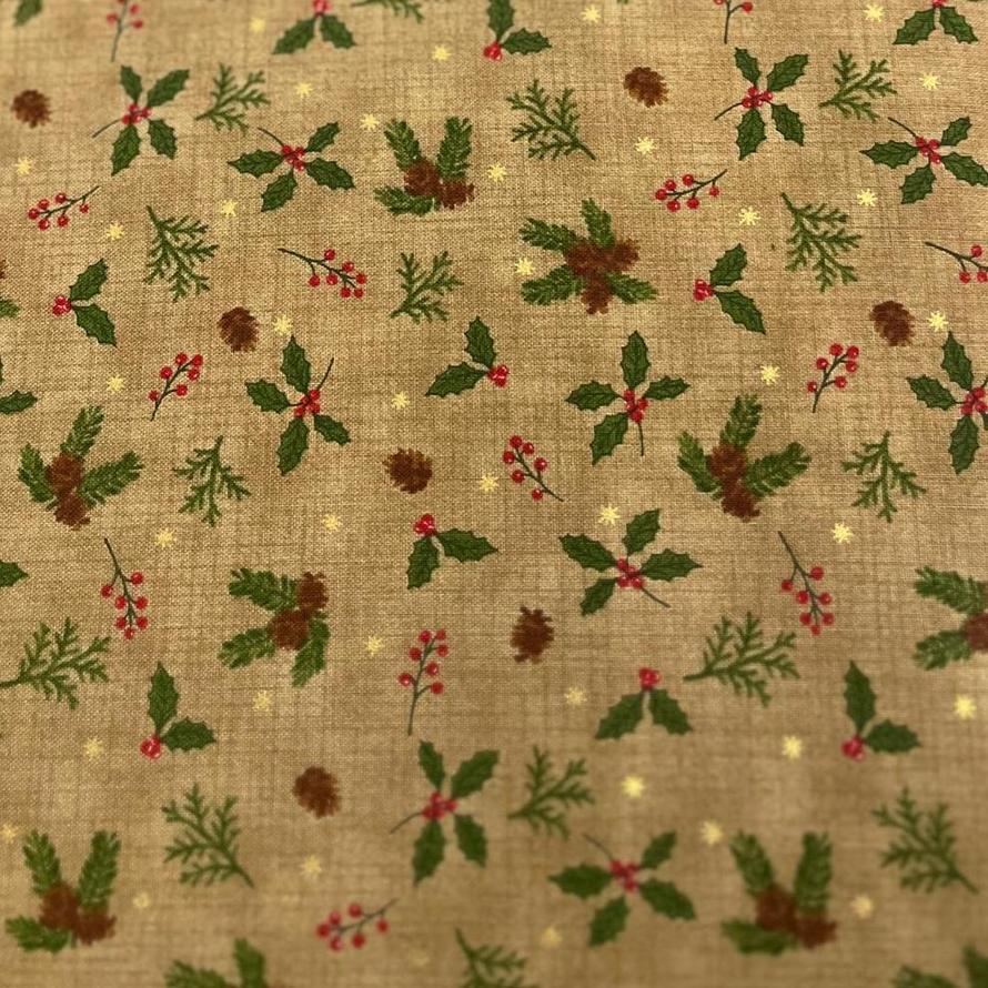 Christmas Print Fabric DX10619L-B