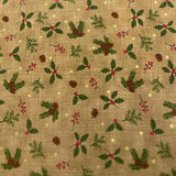 Christmas Print Fabric DX10619L-B