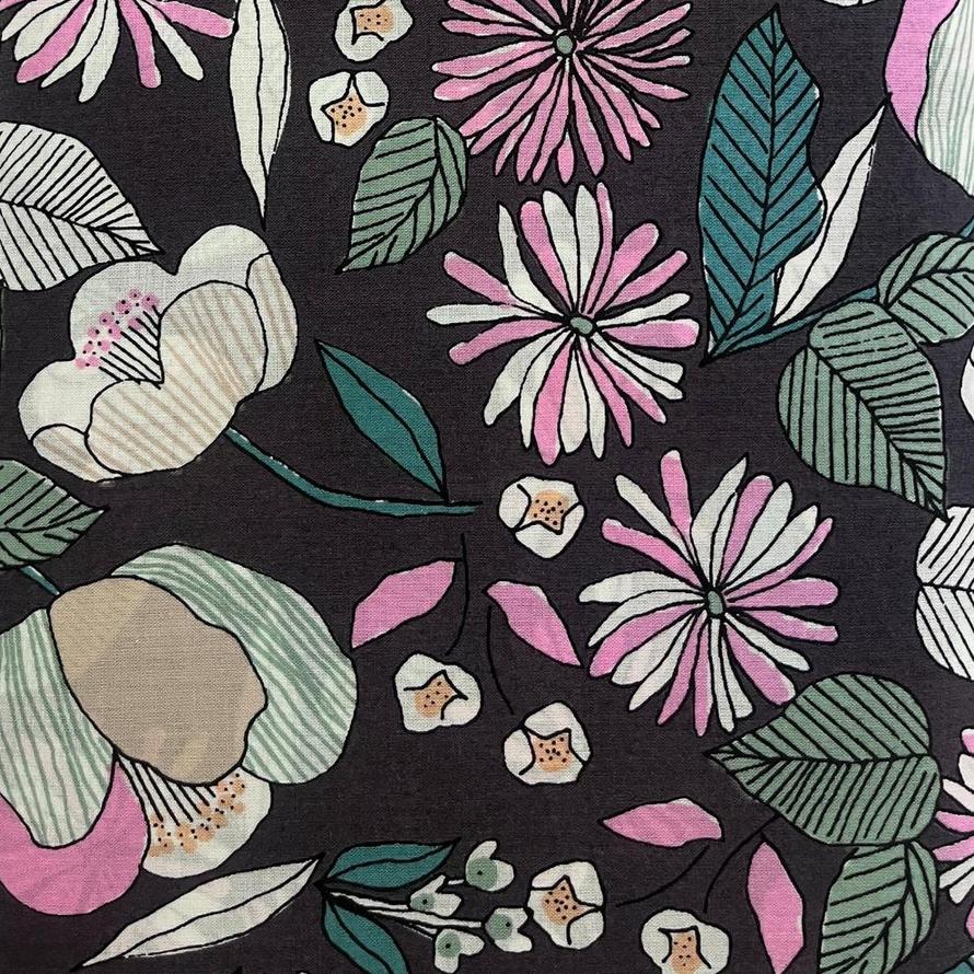 Cotton Printed Lawn, 70gsm, 1025-601-3E, Hokkoh, Japan 110cms