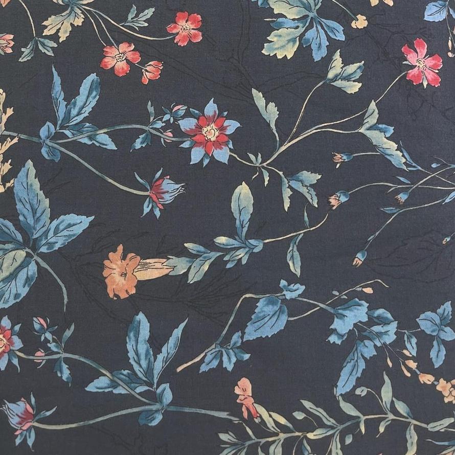 Cotton Printed Lawn, 80gsm, 7025-605-1E,Hokkoh, Japan 110cms