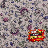 Country Floral Mushroom Pink Nakamura 88-0847 Colour 3