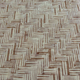 Cram & Brown Rust Batik Fabric 205 Lattee WOF 110cm - 112cm