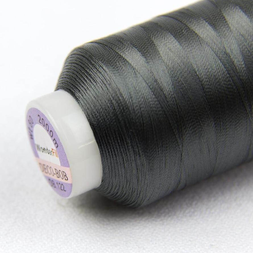 Thread - DecoBob Polyester - 80Wt - DB122 - Dark Grey