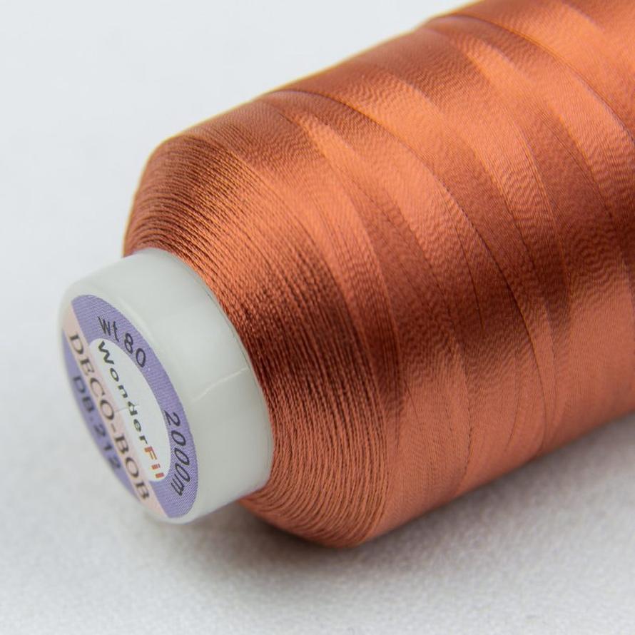 Thread - DecoBob Polyester - 80Wt - DB212 - Terra Cotta