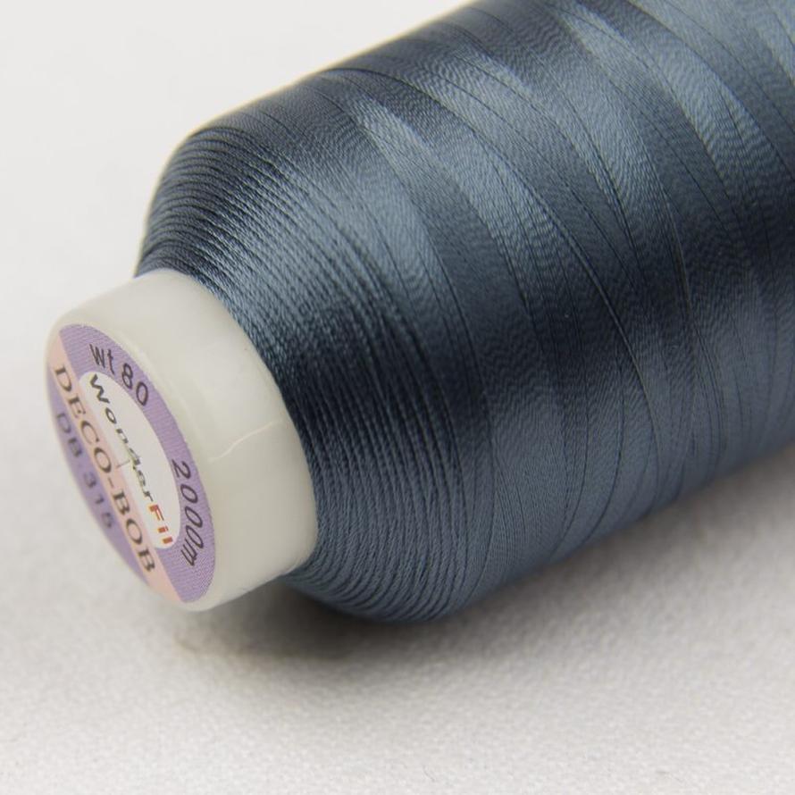 Thread - DecoBob Polyester - 80Wt - DB315 - Metal Blue