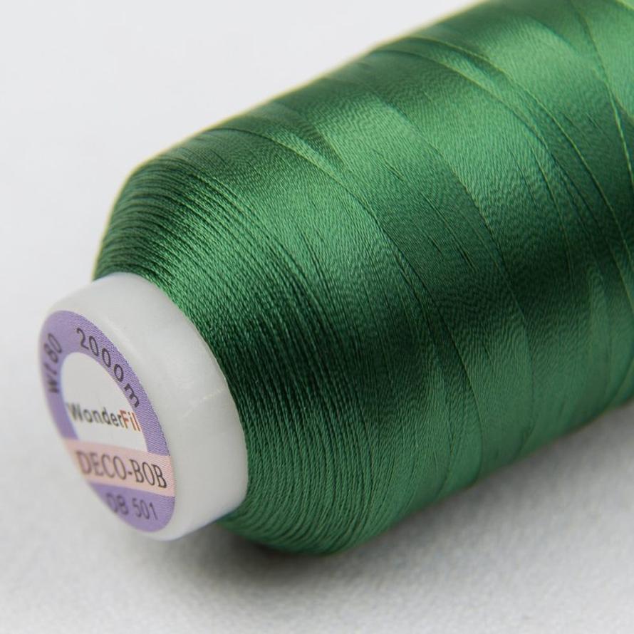 Thread - DecoBob Polyester - 80Wt - DB501 - Evergreen