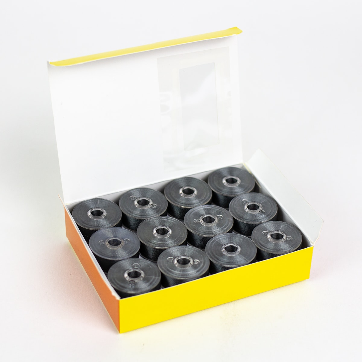 DecoBob prewound bobbins 122 Dark Grey Size M