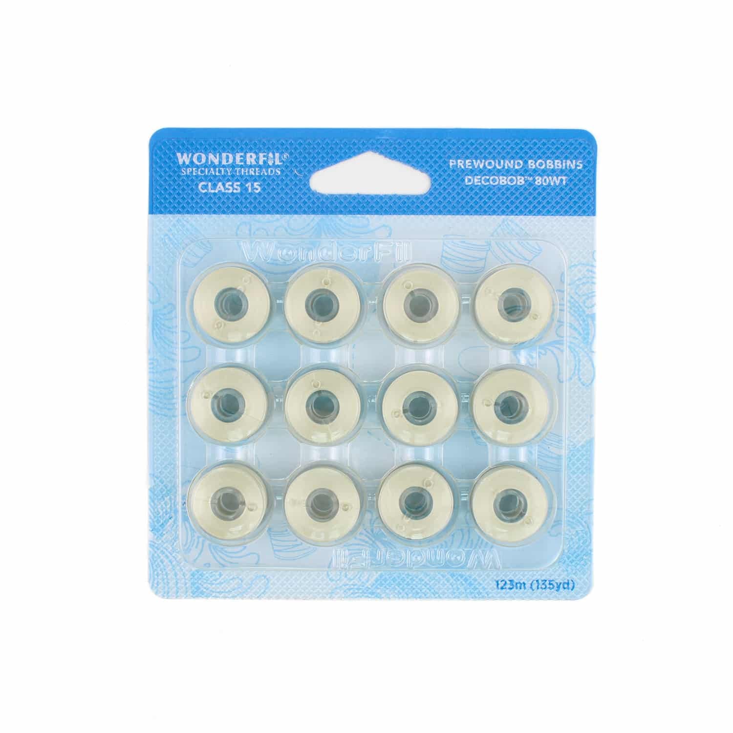 DecoBob prewound bobbins 112 Antique White Class 15